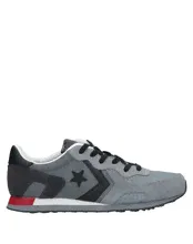 Женские серые низкие кеды и кроссовки CONVERSE ALL STAR кожа