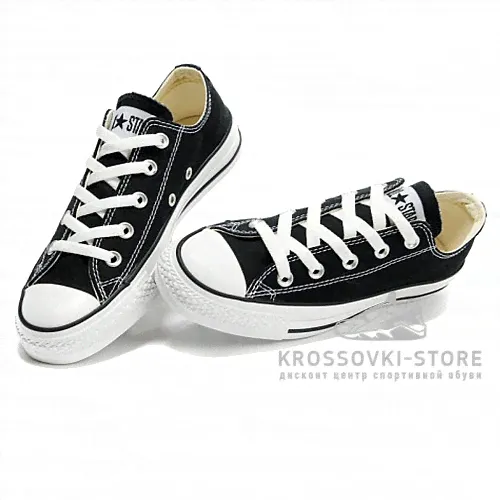 Унисекс Converse All Star Chuck Taylor Low Black/White-2
