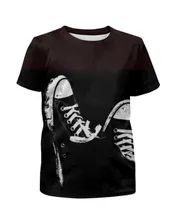 Футболка 3D для девочек Converse