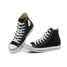 Converse All Star (Высокие черные с белым)