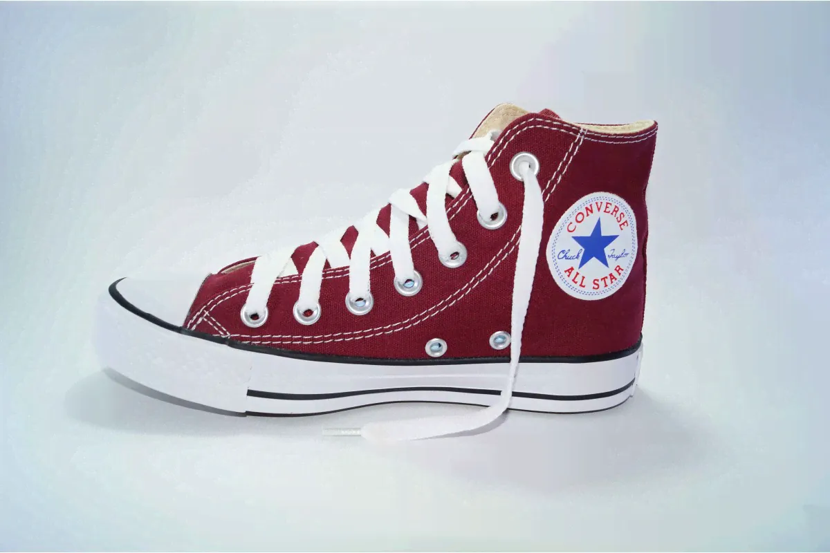 Кеды Converse (конверс) Chuck Taylor All Star высокие бордовые р-р 35-40 Артикул: con-v-21
