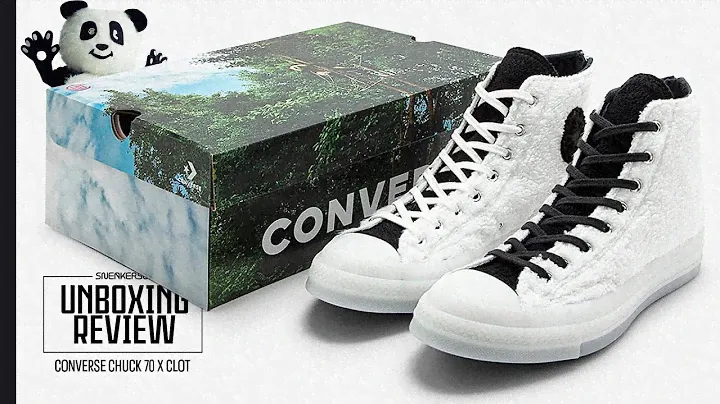 O PANDA VOLTA AOS TÊNIS - UNBOXING+REVIEW Converse Chuck 70 x CLOT