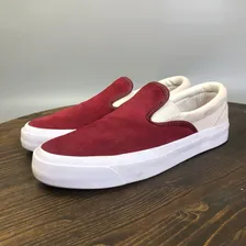 Converse One Star CC Pro Mens Size 8 Red Suede Slip On Skate Shoes Sneakers