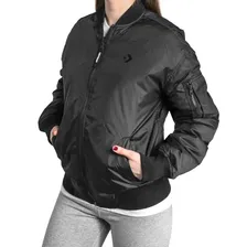 Куртка женская Converse Reversible Smoke Print Oversized MA-1 Bomber 10005742001 черная