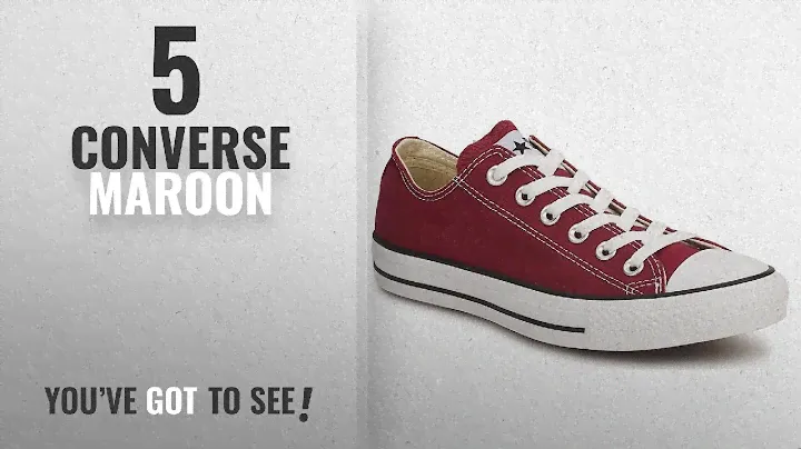 Top 5 Converse Maroon [2018]: Converse M9691C Unisex Chuck Taylor All-Star Sneakers, Maroon, 6 M US