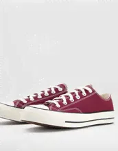 Бордовые низкие кеды Converse Chuck 70-Красный