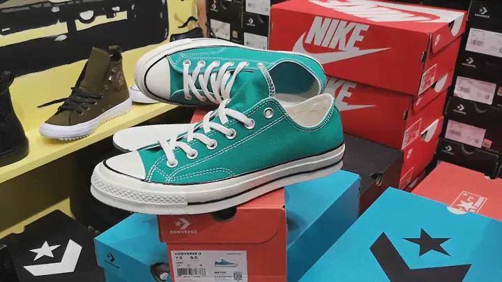 Converse Chuck 70 OX 164713C зелёные низкие кеды оригинал