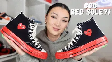 CDG x CONVERSE — КРАСНАЯ СРЕДНЯЯ ПОДОШЬ??!!