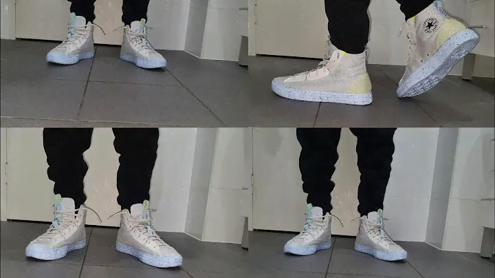 Converse Chuck Taylor All Star Crater High Top White  On feet