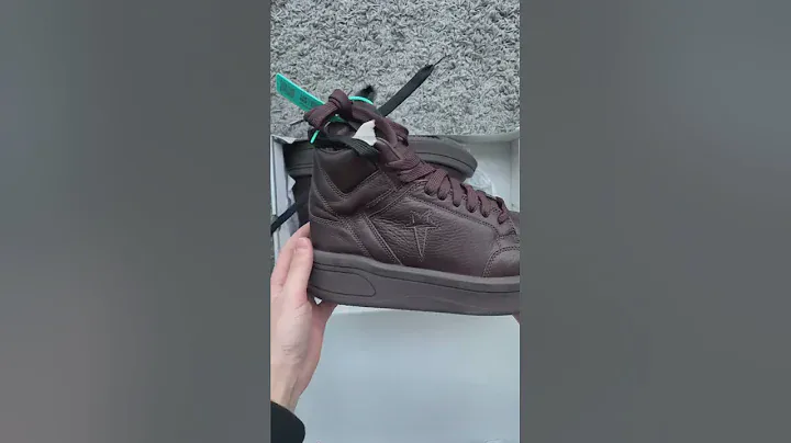Обзор посылки с poizon. Оригинальные кроссовки converse x Rick Owens DRKSHDW