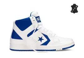 Кожаные кеды Converse (конверс) Weapon '86 144547 белые/синие
