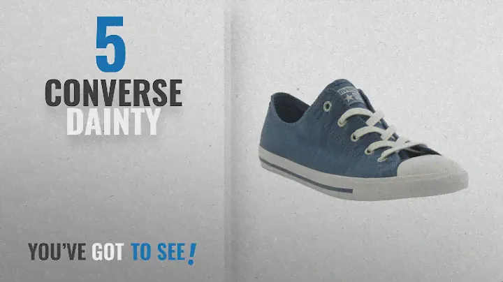 Top 10 Converse Dainty [2018]: Converse Chucks Ballerina 551656C Grey Dainty All Star Ballet Lace