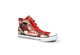 Кеды Converse (конверс) DC Heroes Superman 122150 print красные
