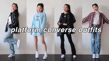 СТИЛЬНАЯ ПЛАТФОРМА CONVERSE | Идеи повседневных и милых весенних нарядов!