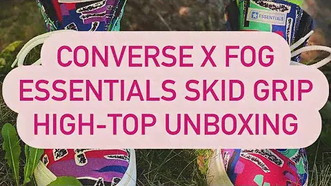 Converse x FOG (FEAR OF GOD) Essentials Skid Grip High-Top Unboxing , ON Feet + Review