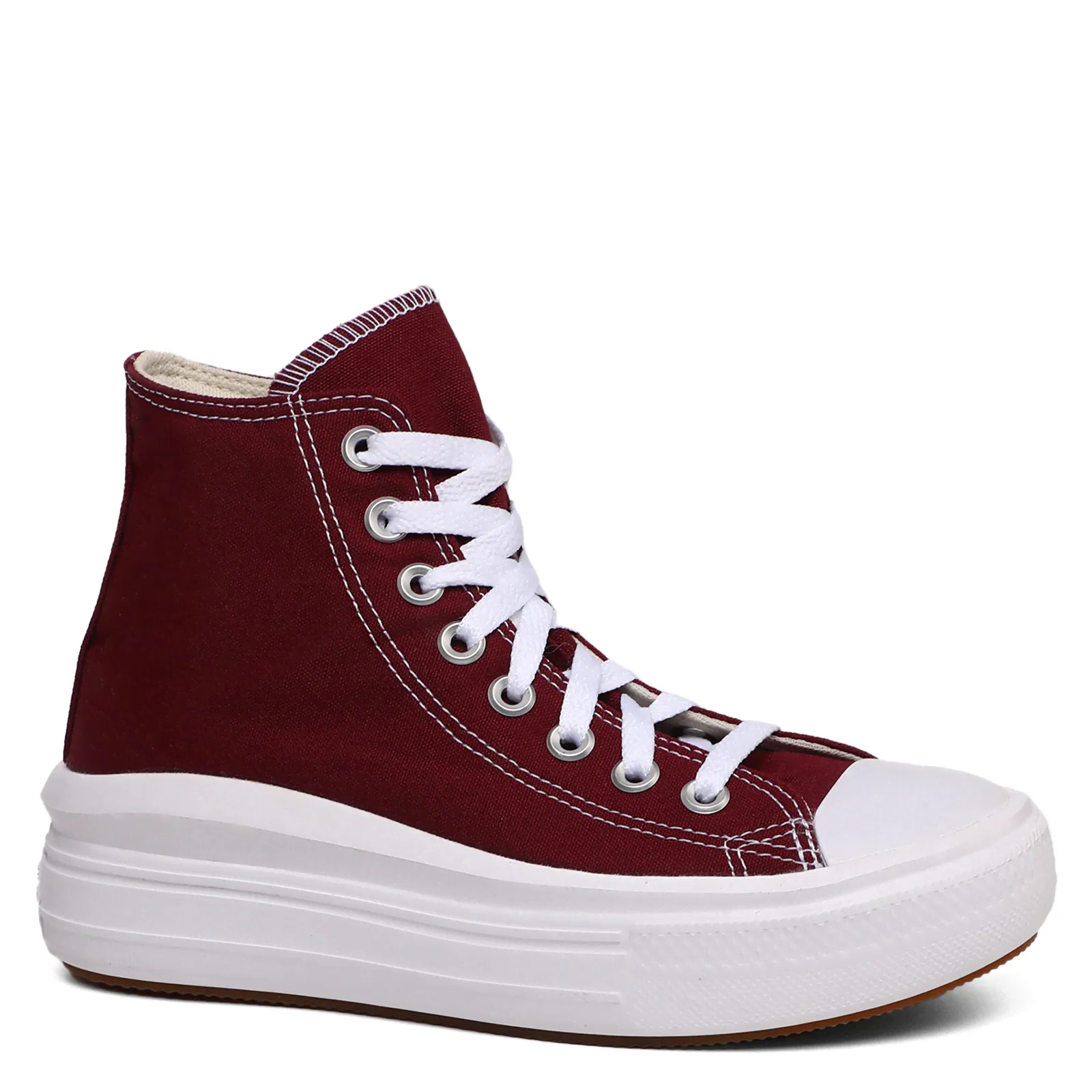 Женские высокие кеды CONVERSE CHUCK TAYLOR ALL STAR MOVE Артикул 2994923, бордовый-0
