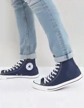 Темно-синие высокие кеды Converse All Star m9622c-Темно-синий