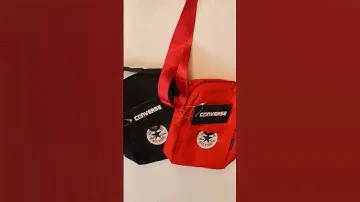 Converse Cross Body Bag unpacking