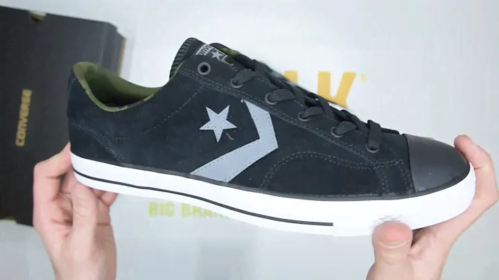 Converse Star Player Ox - Black Grey - Unboxing | Walktall