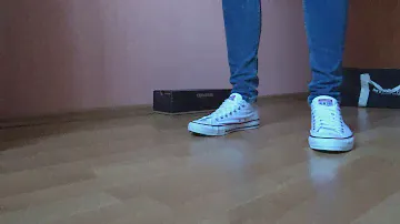 HOW TO WEAR CONVERSE WITH SKINNY JEANS | DETAILED LOOK | HOW TO LACE | ON FEET
