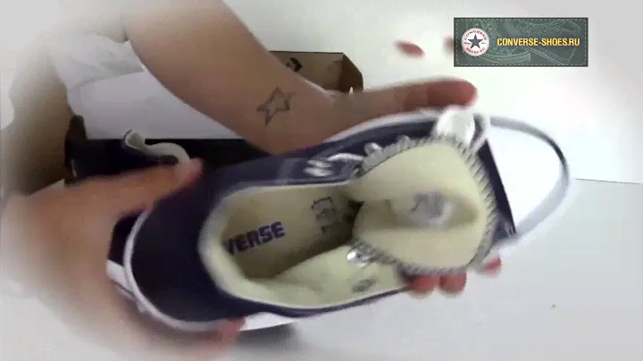 Обзор кед Converse Синие высокие
