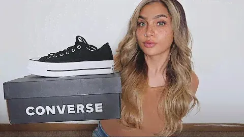 UNBOXING & REVIEWING CONVERSE CHUCK TAYLOR ALL STAR PLATFORM SNEAKERS