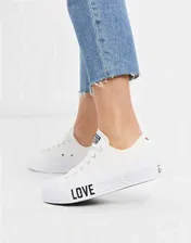 Белые кеды на платформе с сердечком Converse Chuck Taylor-Черный 9489426 (lpn5629080)