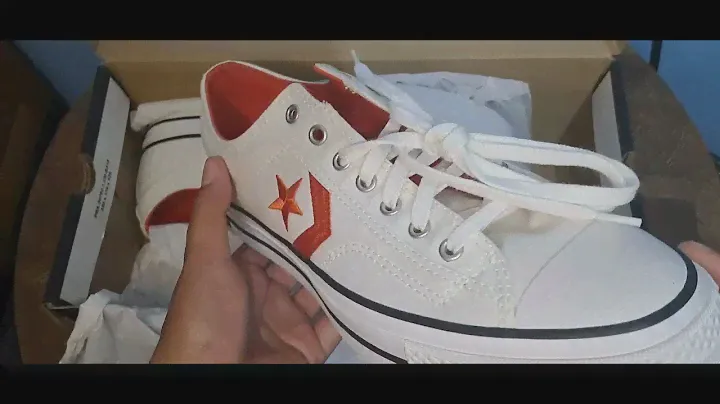 unboxing converse star player 76 OX