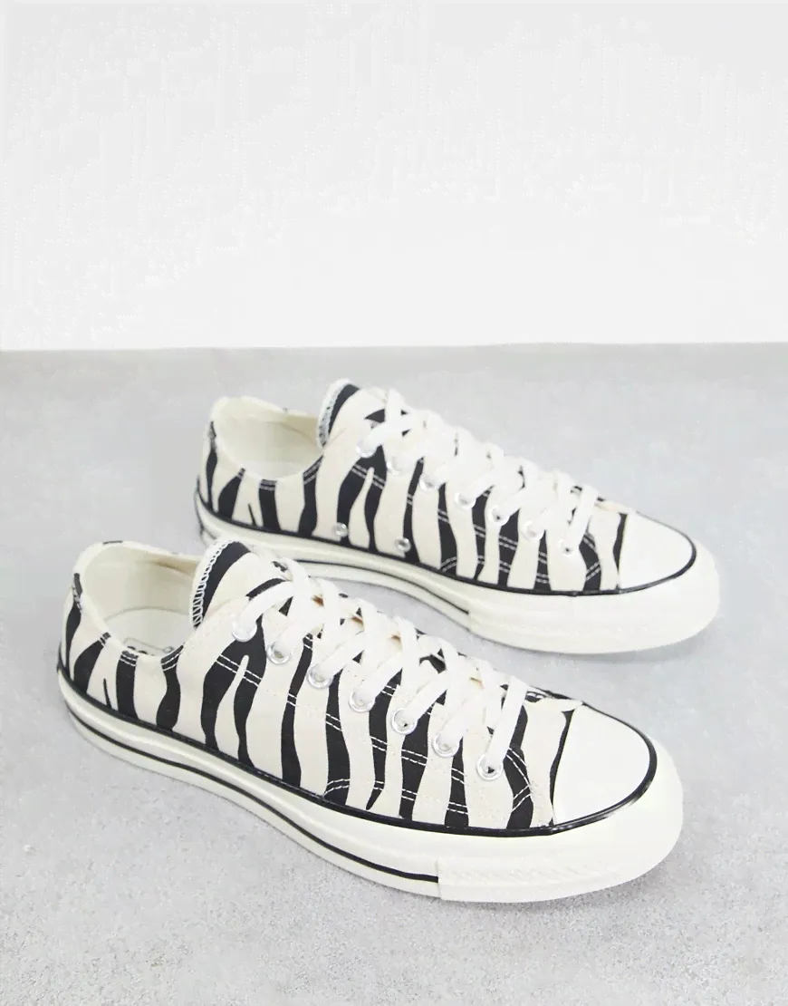 Низкие кеды с принтом "зебра" Converse chuck 70-Мульти CL000031259022