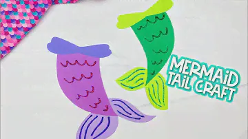 Mermaid Tail Craft For Kids