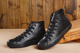 CONVERSE КЕДЫ Кожаные Черные