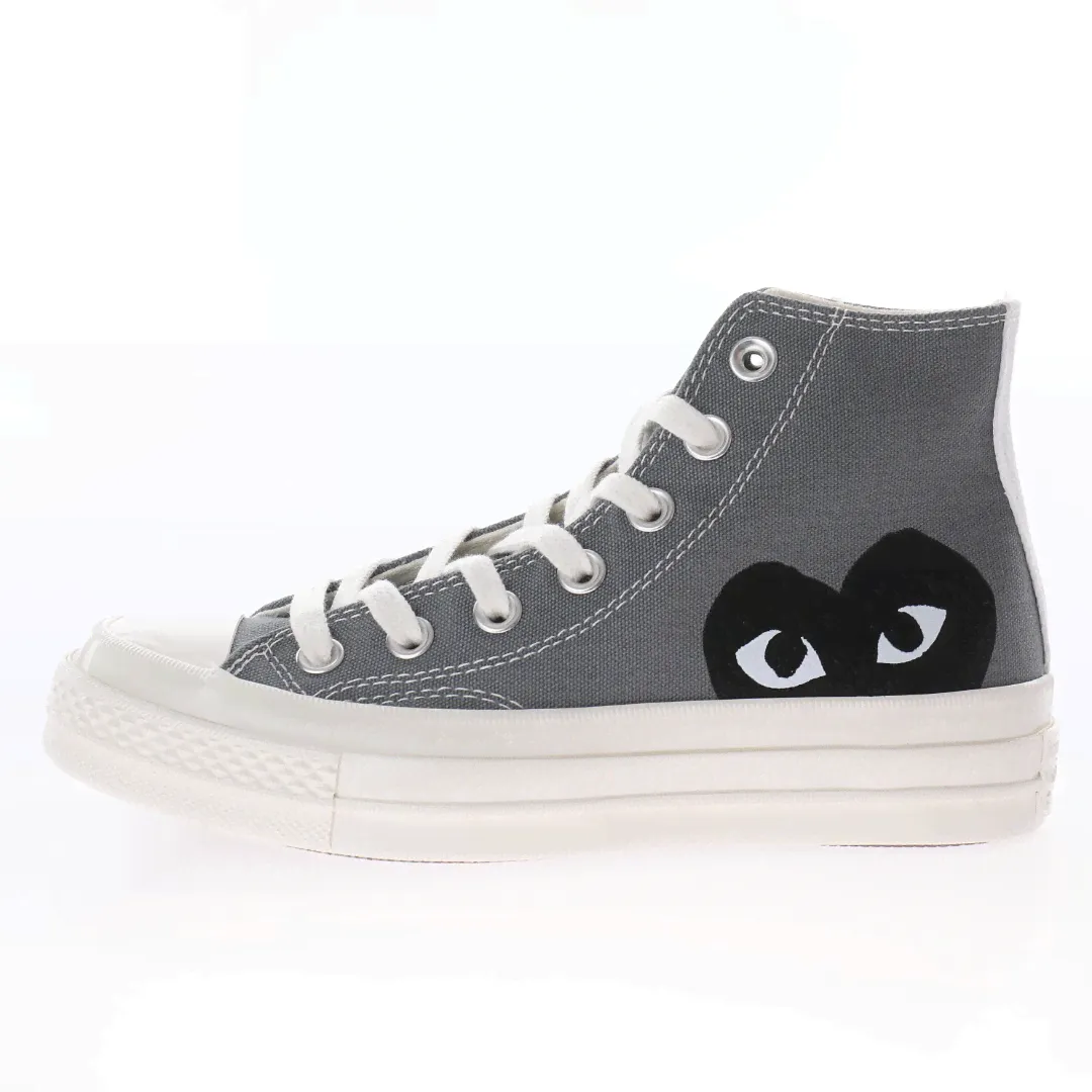 Comme Des Garcons PLAY x Converse Chuck 70 High 'Steel Gray'