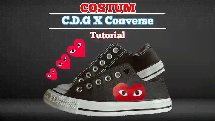 Tutorial: D.I.Y Converse X Commes Des Garcons ( C.D.G )