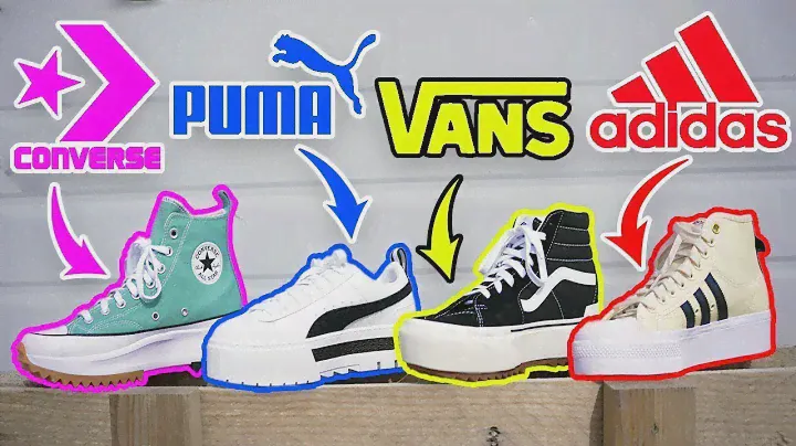 Ultimate Platform Sneaker Showdown — Converse против Vans против Adidas против Puma
