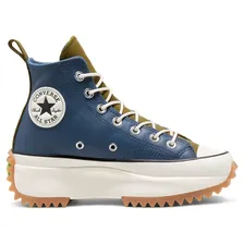 Кеды женские Converse Run Star Hike High Top 568650 кожаные синие