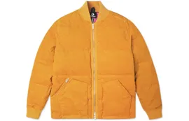 Converse Corduroy Down Jackets Men Yellow
