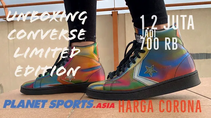 UNBOXING CONVERSE PRO LEATHER IRISDESCENT HI | CONVERSE LIMITED EDITION | CONVERSE MURAH | TRY ON