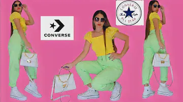 CONVERSE Chuck Taylor All Star Lift Platform Canvas Unboxing +Try On And Review By Anna Kilroy
