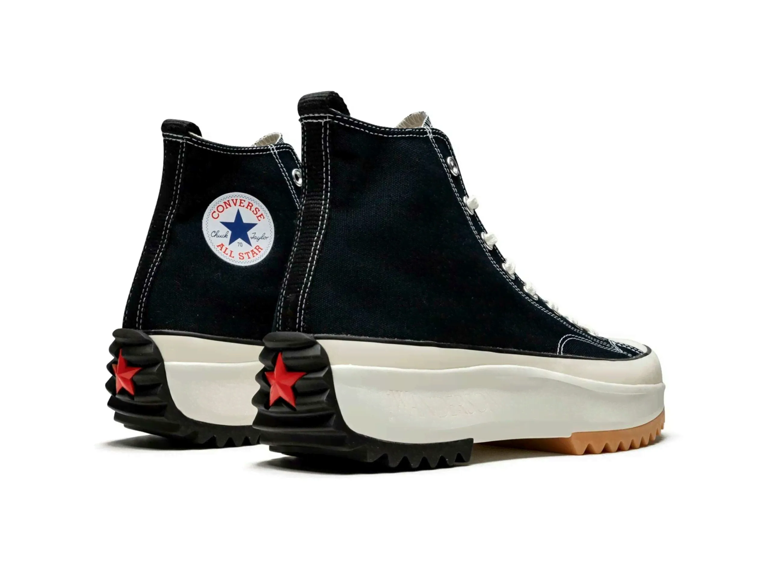 converse run star hike high top black 166800C