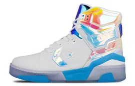 Converse ERX 260 Impress Hi Iridescent basketball shoes for men and women the same blue and white