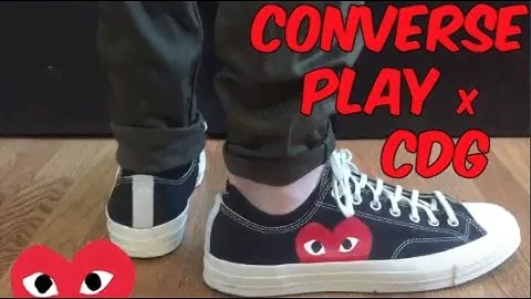 CONVERSE Play x COMME DES GARÇONS (CDG) ON FEET
