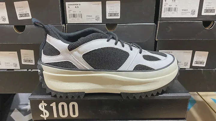 Converse Run Star Veloz Ox (White/Black/Egret) - Style Code: 171663C