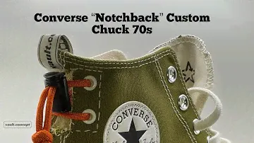 Custom Sewn Converse x vault.concept "Notchback" Chuck 70s - Deconstructed [4K]
