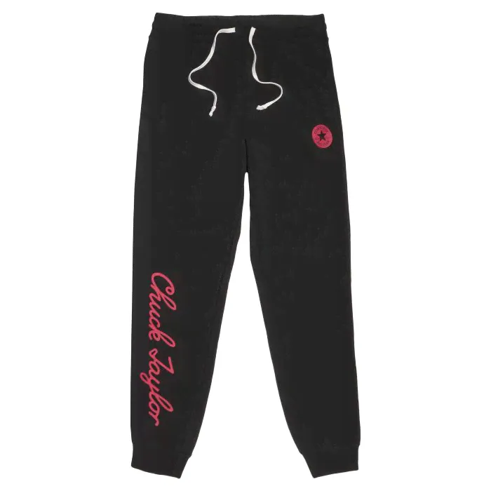 Штаны мужские Converse Chuck Taylor Graphic Jogger 10007072001 на завязках черные