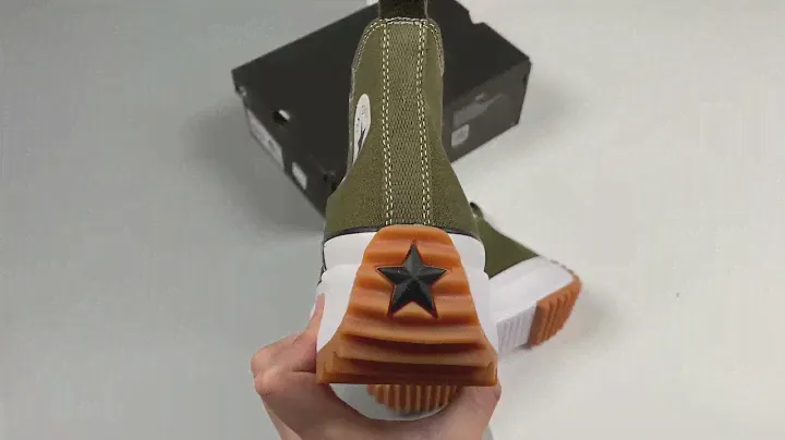 Converse Color Run Star Hike Cargo Khaki White Black