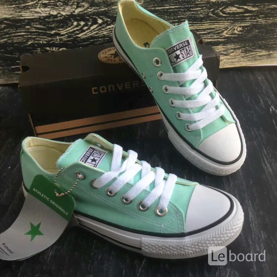 Женские кеды Converse мятные