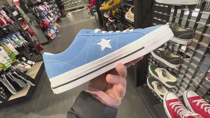 CONVERSE ONE STAR PRO SUEDE LOW UNIVERSITY BLUE / WHITE - WHITE